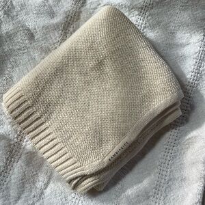 NEW Kambia Kids Baby Non Gender Baby Blanket, 100% Cotton, Cream